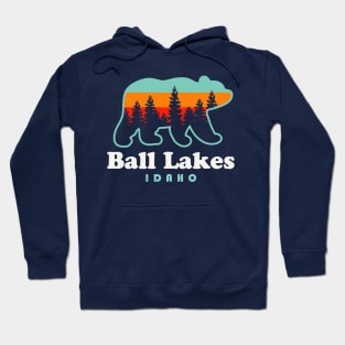 Ball Lakes Idaho Pyramid Lake Trail Bear Hoodie